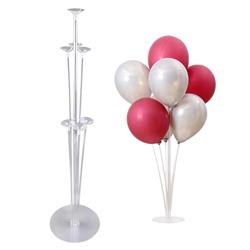 Стойка для воздушных шаров "MARUS" (подставка-1шт, трубки-7шт, разъем-7шт), пластик, 40х18см