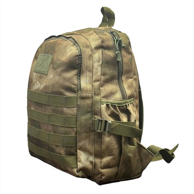 Тактический штурмовой рюкзак 25 литров (Защитный камуфляж), - оснащен стропами MOLLE и панелью с липучкой-велкро №22