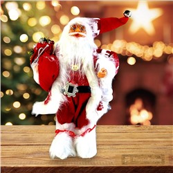 Дед Мороз под елку ,Санта Клаус ,30см (Качество люкс)