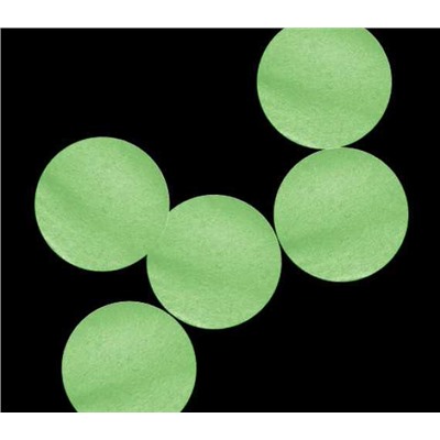 Конфетти бумажное круги 41 мм (светло-зеленое)