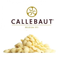 Белый шоколад в галетах / каллетах / дропсах (32% какао), Velvet, 100 гр (Callebaut)