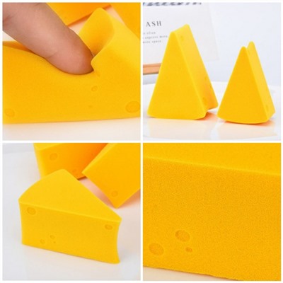 Набор треугольных спонжей Cheese Puff, 2 шт.