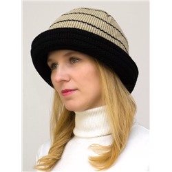 Шляпа женская весна-осень Veronica (Цвет бежевый), размер 56-58, шерсть 30%