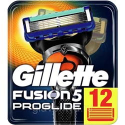 Кассета для станков для бритья Жиллетт Fusion-5 ProGlide, 12 шт.