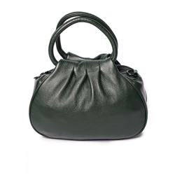Женская кожаная сумка DRAMY. Темно-зеленый.