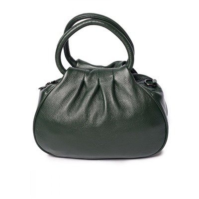 Женская кожаная сумка DRAMY. Темно-зеленый.