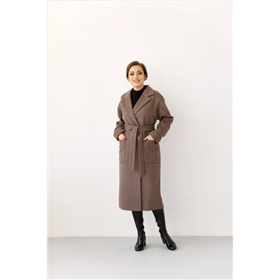 Пальто женское демисезонное 20550 (кофе)