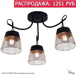01118-0.3-03 BK+FGD светильник потолочный