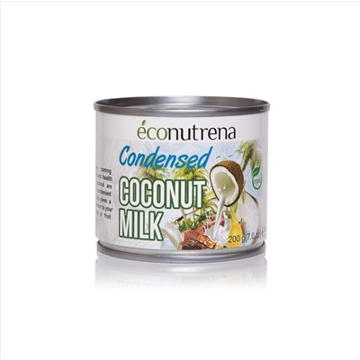 Кокосовое сгущённое молоко органическое «Econutrena»