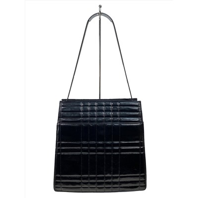 Каркасная женская сумка из искусственной кожи, цвет черный