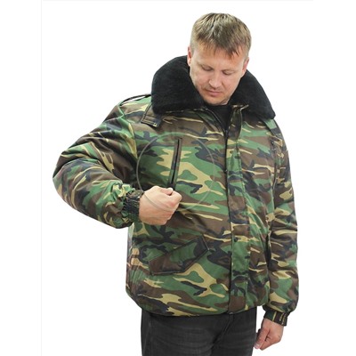 Куртка Норд тк.Смесовая Могилёв цв.Зеленый КМФ