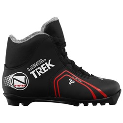 Ботинки лыжные TREK Level 2 NNN ИК, цвет чёрный, лого красный, размер 36