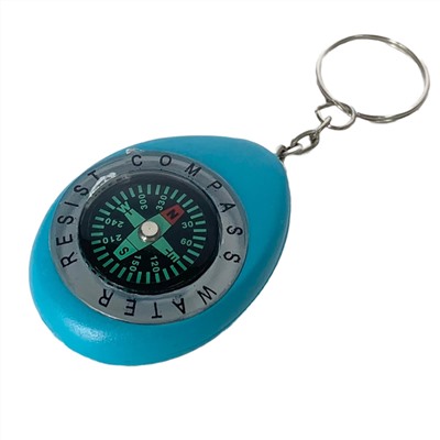 Брелок-компас K280 синего цвета *, - стильный и надежный. №28