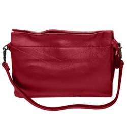 Женская кожаная сумка KATVA. Ярко-красный.