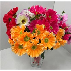 Цветы искусственные декоративные Хризантемы (5 веток 10 цветков) 30 см