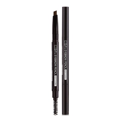 L’ocean Автоматический карандаш для бровей / Auto Eye Brow Pencil Professional, 04 Dark Brown