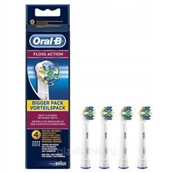 Насадка для электрической зубной щетки Oral-B BRAUN Floss Action, 4 шт.