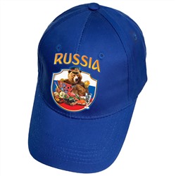 Синяя кепка "Russia" – спецдизайн для заграничных поездок