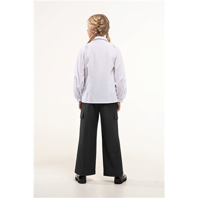 Серые брюки для девочки, модель 0426