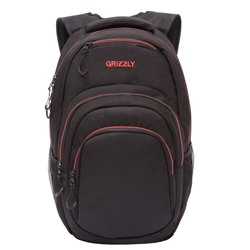 Рюкзак МАЛ GRIZZLY 003-3/1-RQ черный-красный