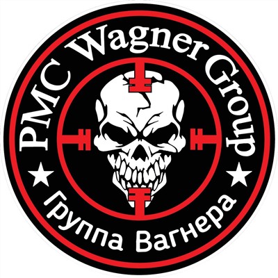 Наклейка PMC Wagner Group (Группа Вагнера), - (10x10 см) №989