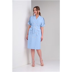 Платье Vilena fashion / Арт 812 голубой