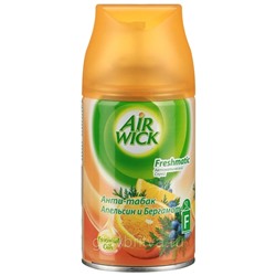 Освежитель воздуха AirWick Pure "АНТИТАБАК" (апельсин+бергамот) сменный баллон, 250 мл