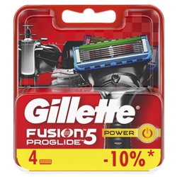 Gillette FUSION Power ProGlide (4шт) RusPack orig