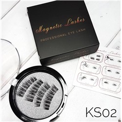 Ресницы магнитные 3D Magnetic Lashes, KS02-3 (на 3 магнитах)