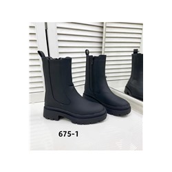 Женские ботинки 675-1 черные