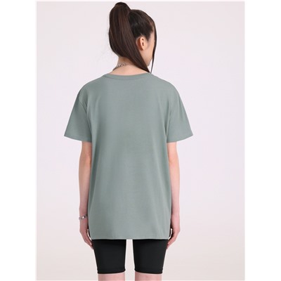 футболка 1ЖДФК4510001; серо-зеленый113