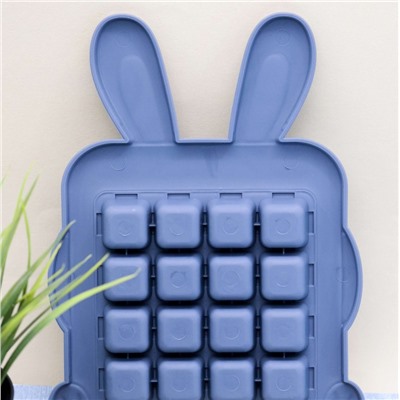 Лоток для льда "Bunny", blue