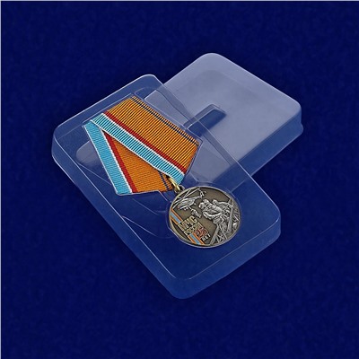 Медаль "25 лет МЧС" на подставке, – награда для спасателей №351 (100)