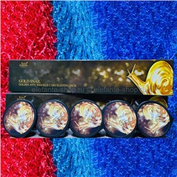 Маски ECO BRANCH Gold snail Golden anti Wrinkle Care Sleeping Pack, 5х20 мл (125)