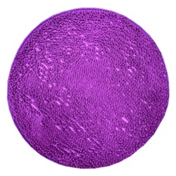 Круглый коврик ЛАПША - фиолетовый Диаметр 100 см