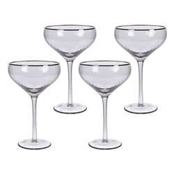 Набор бокалов для мартини ЭЛЕГАНЦА, стекло, прозрачный, 260 мл (4 шт.), Koopman International