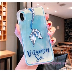 Светящийся чехол для iPhone «Vitamin Sea»