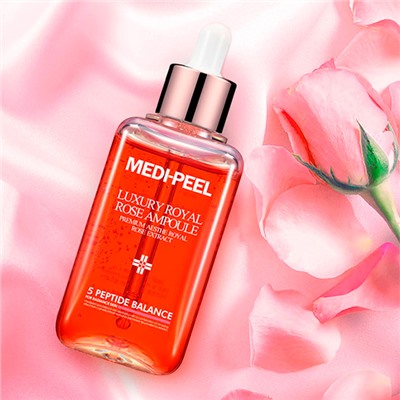 Medi-Peel/ Ампульная сыворотка с экстрактом розы Medi-Peel Luxury Royal Rose Ampoule 100 мл.