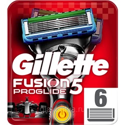Кассета для станков для бритья Жиллетт Fusion-5 ProGlide POWER, 6 шт.