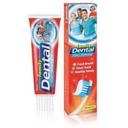 БГ / "Rubella" Зубная паста Dental Family (100мл) Total+Whitening / Комплекс.защита+Отбеливание. 24