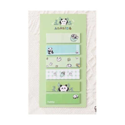 Стикеры "Panda life", green