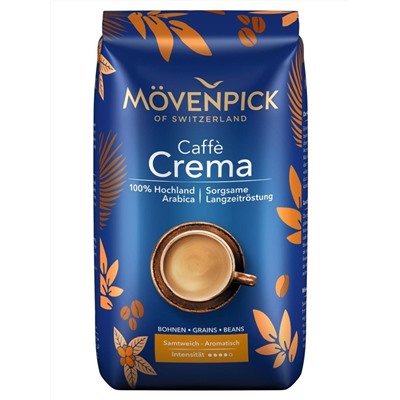 Кофе MOVENPICK CAFFE CREMA Зерно 500 гр., 100% Арабика