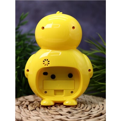 Часы-будильник «Duck king», yellow (16,5х12,5 см)