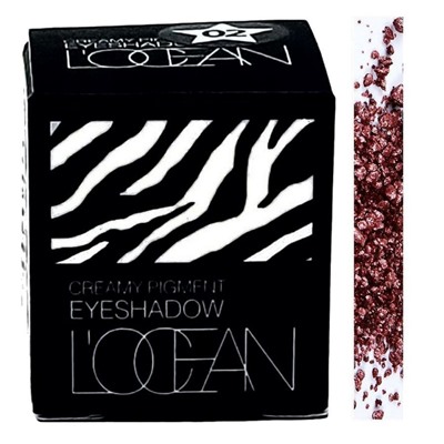 L’ocean Кремовые пигментные тени / Creamy Pigment Eye Shadow #13 Tina Burgundy, 1,8 г