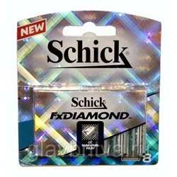 Кассета для станка для бритья Schick FX Diamond, 8 шт.