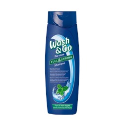 Шампунь Wash&Go с Ментолом для мужчин для Всех типов волос, 200 мл