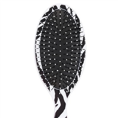 Wet Brush Расческа для спутанных волос / Original Detangler Safari Zebra BWR830SAFZE, черно-белый
