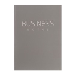 Бизнес-блокнот А4, 80 листов, в клетку, интегральная обложка, Business Square, матовая ламинация, блок 60 г/м2