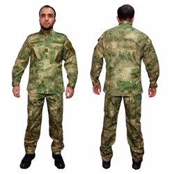 Тактическая форма из рубашки и штанов (защитный камуфляж), - Застежки-липучки Велкро для идентификационных патчей и шевронов №101