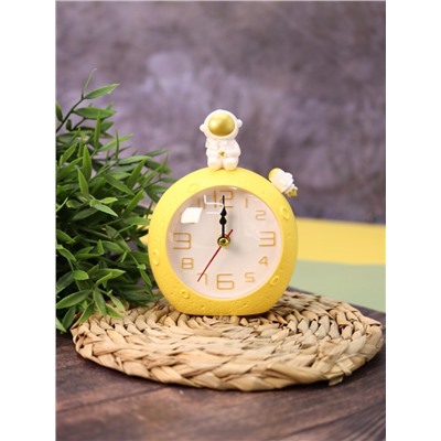 Часы-будильник "Lunar awakening", yellow (11х10 см)